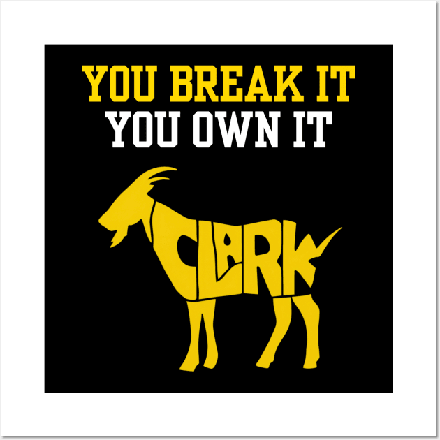 You break it, you own it Caitlin Clark 22 Wall Art by thestaroflove